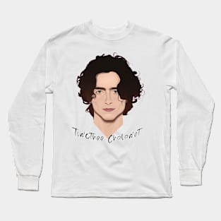 Fanart Timothee Chalamet Merch Long Sleeve T-Shirt